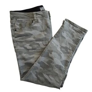 Wit & Wisdom Womens‎ Size 14 Camo Print Ankle Stretch Skinny Pants Trousers
